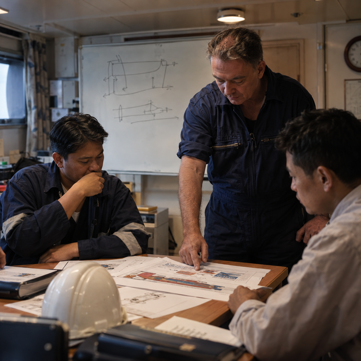Maritime training session